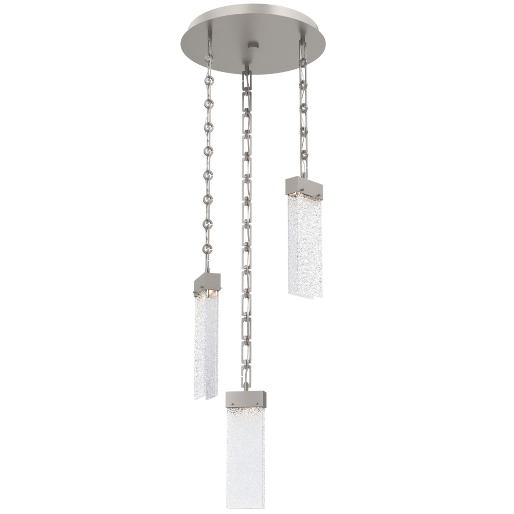 Parallel Round 3pc Multi-Pendant with Chain