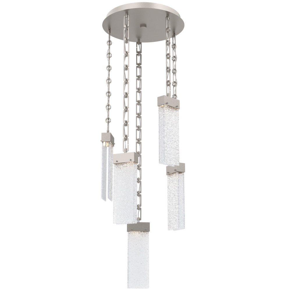Parallel Round 5pc Multi-Pendant with Chain