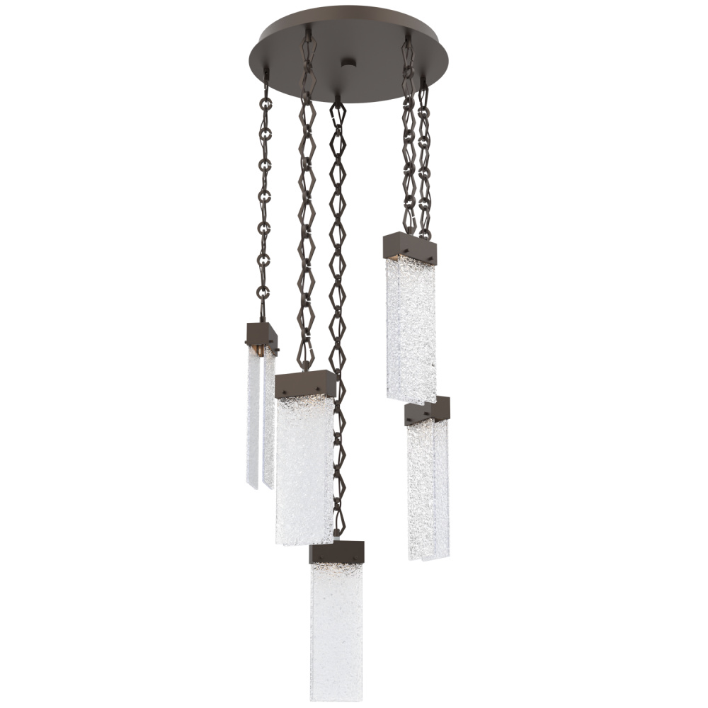 Parallel Round 5pc Multi-Pendant with Chain