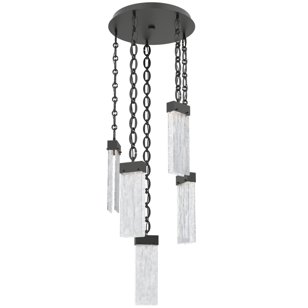 Parallel Round 5pc Multi-Pendant with Chain