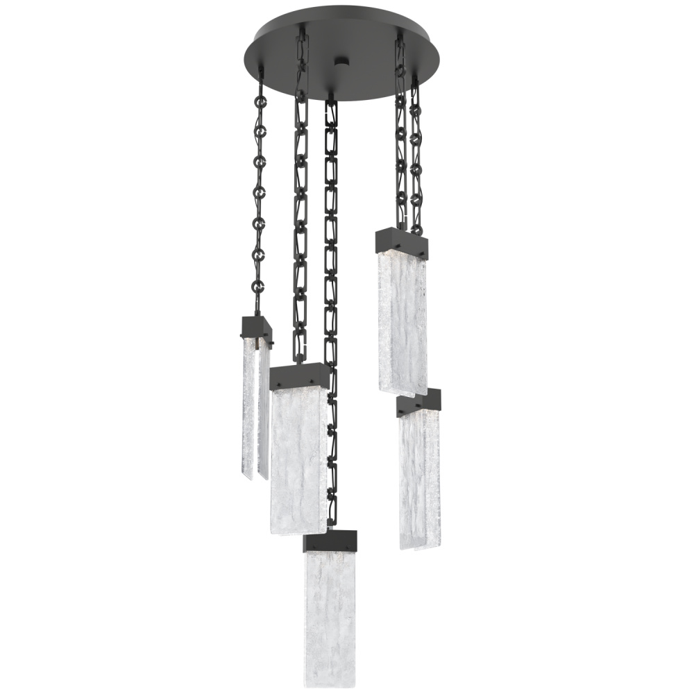 Parallel Round 5pc Multi-Pendant with Chain
