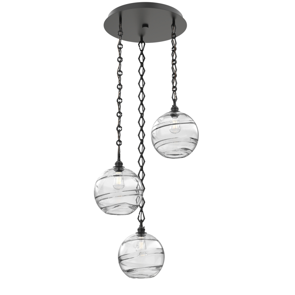 Terra Round 3pc Multi-Pendant with Chain