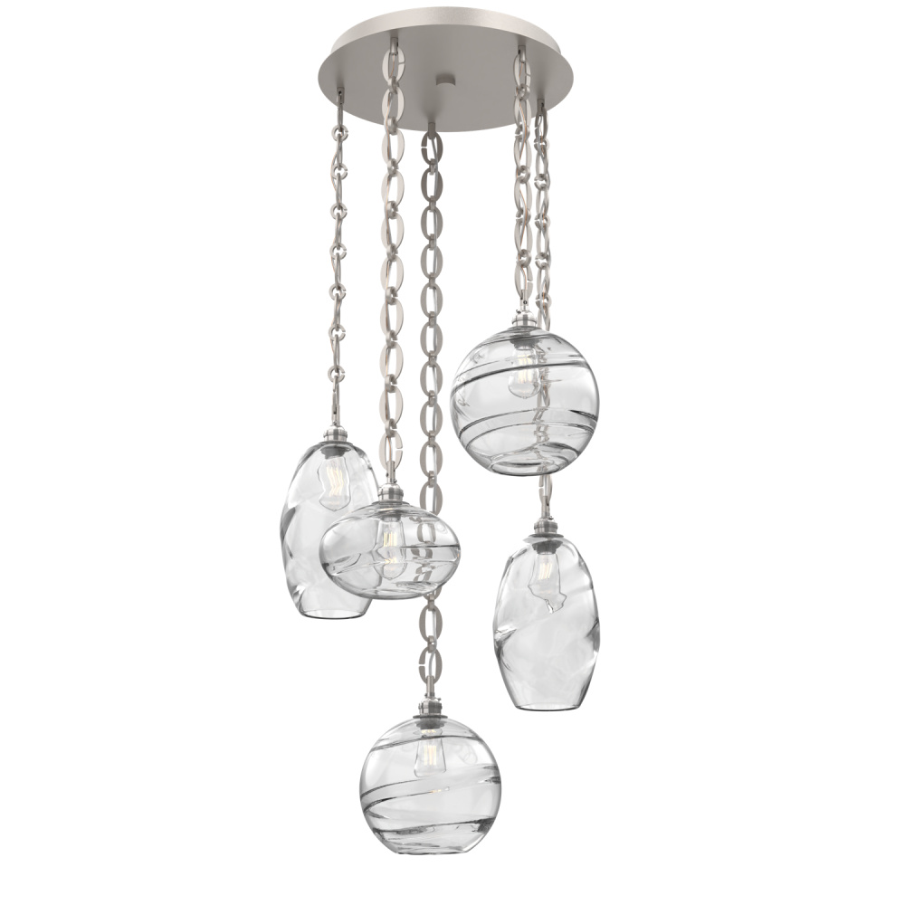Misto Round 5pc Multi-Pendant with Chain