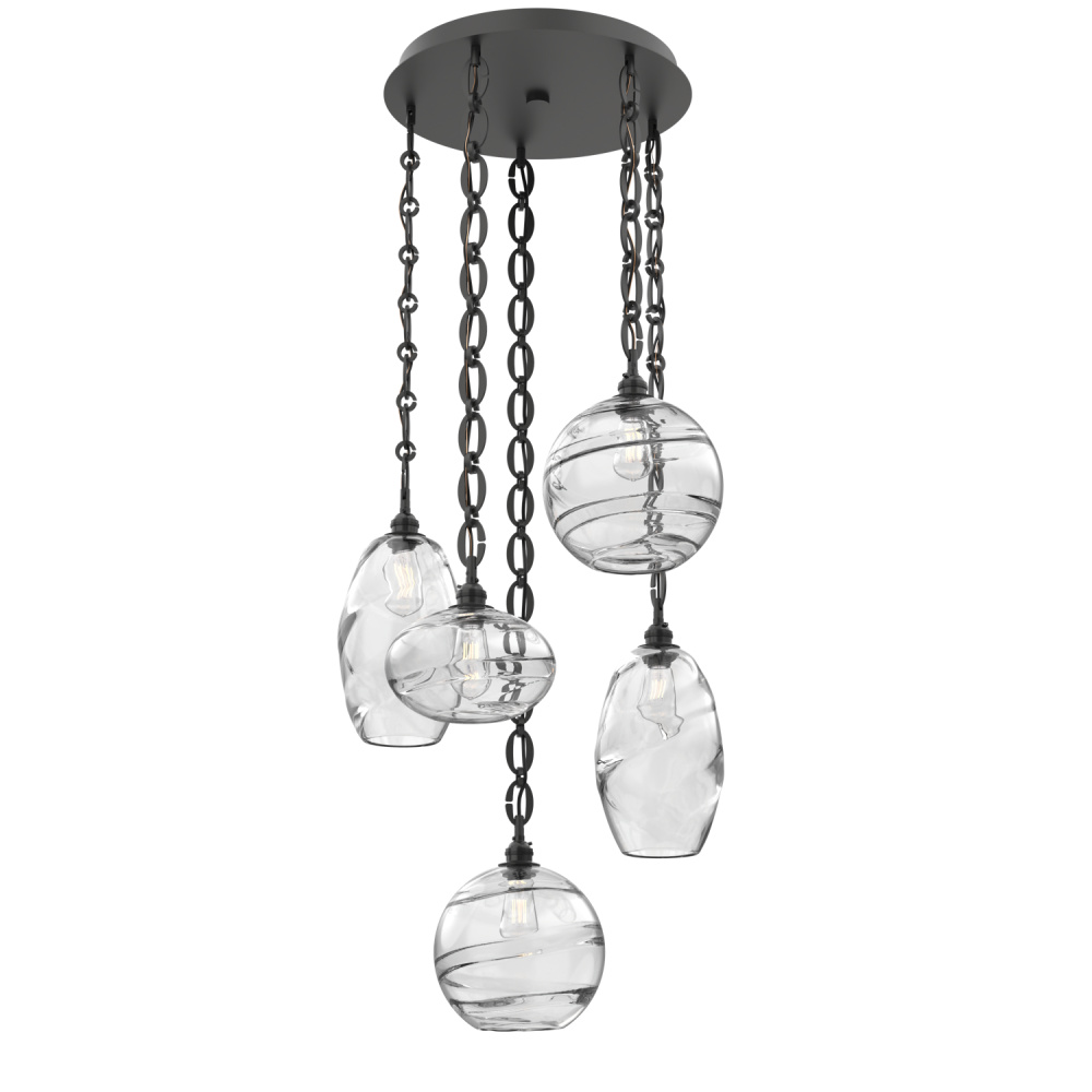 Misto Round 5pc Multi-Pendant with Chain