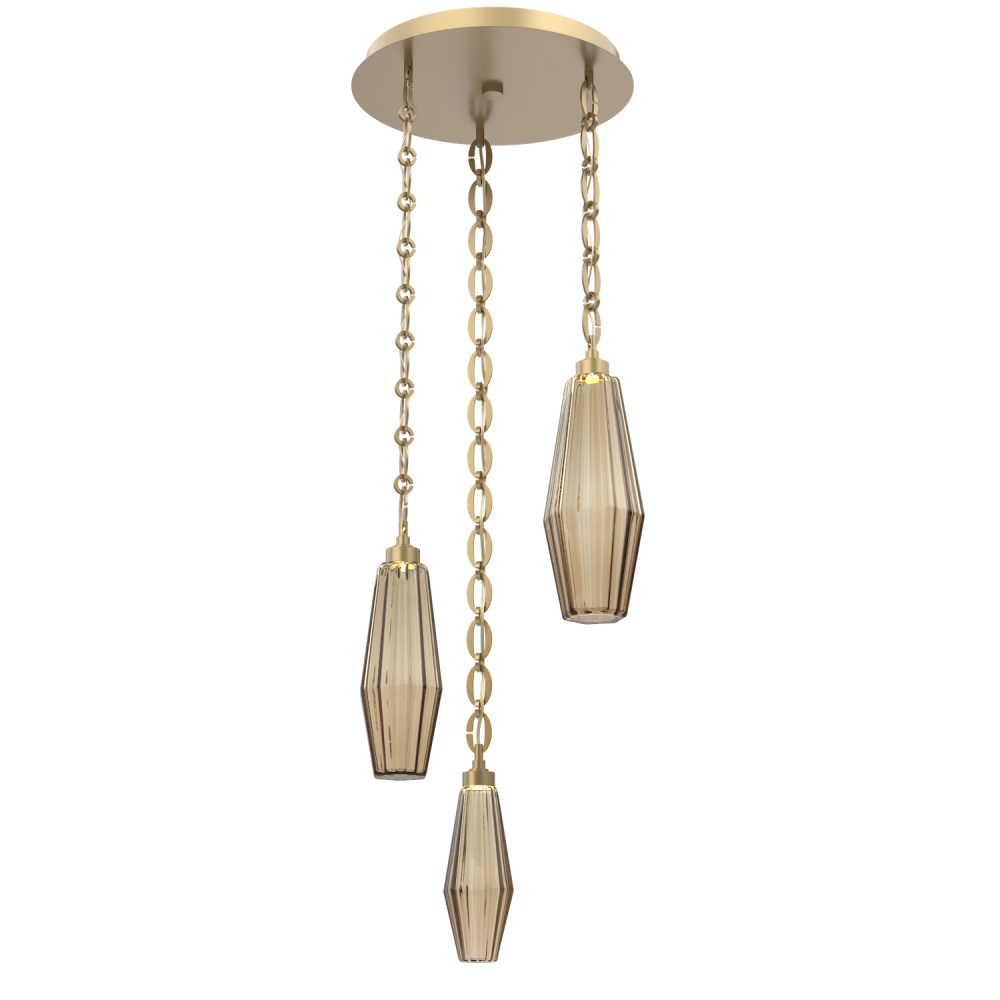 Aalto Round 3pc Multi-Pendant with Chain