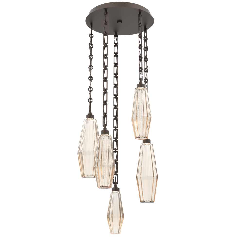 Aalto Round 5pc Multi-Pendant with Chain