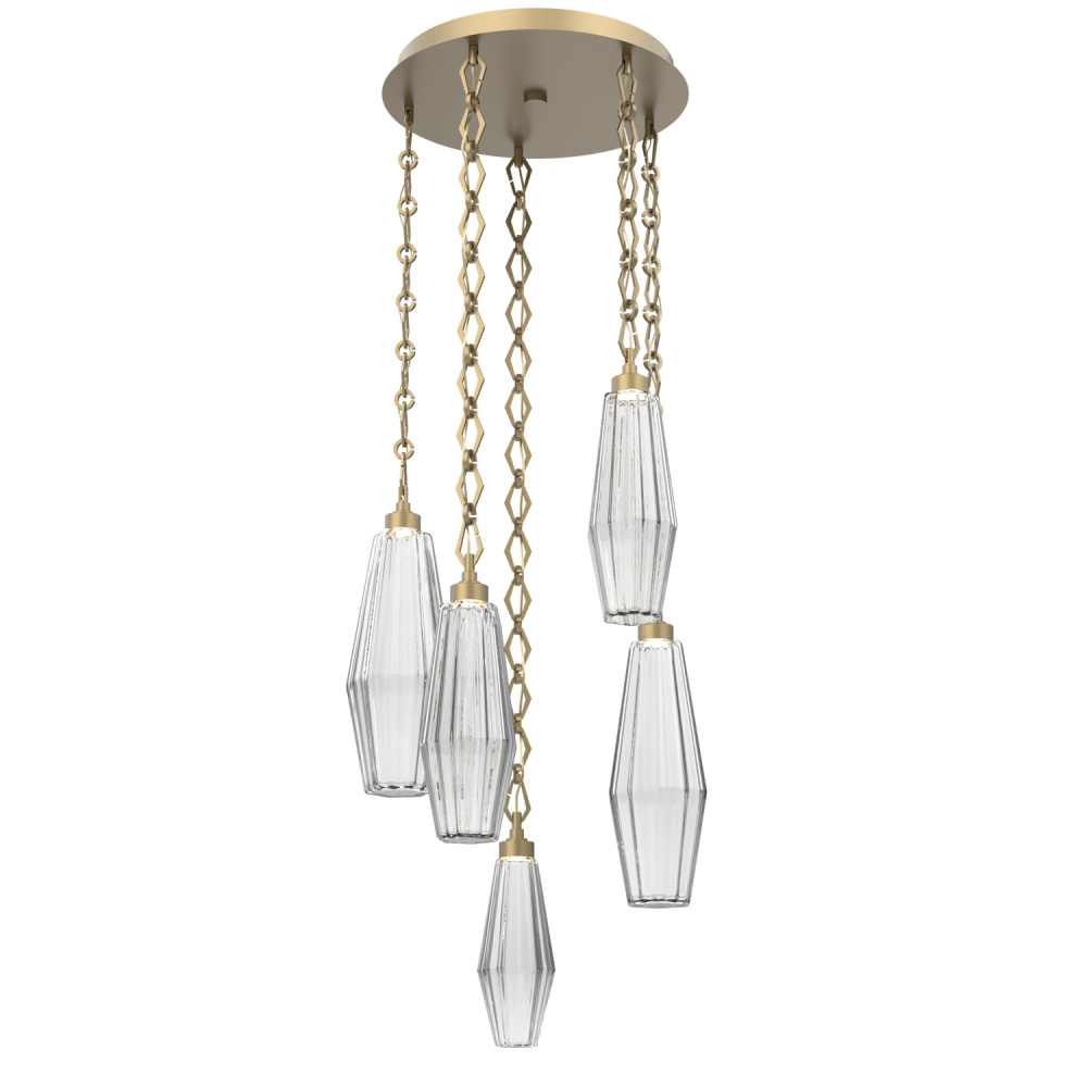 Aalto Round 5pc Multi-Pendant with Chain