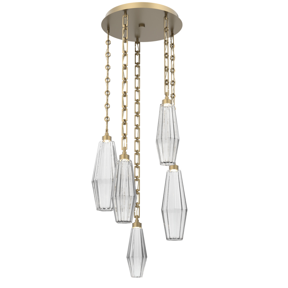 Aalto Round 5pc Multi-Pendant with Chain
