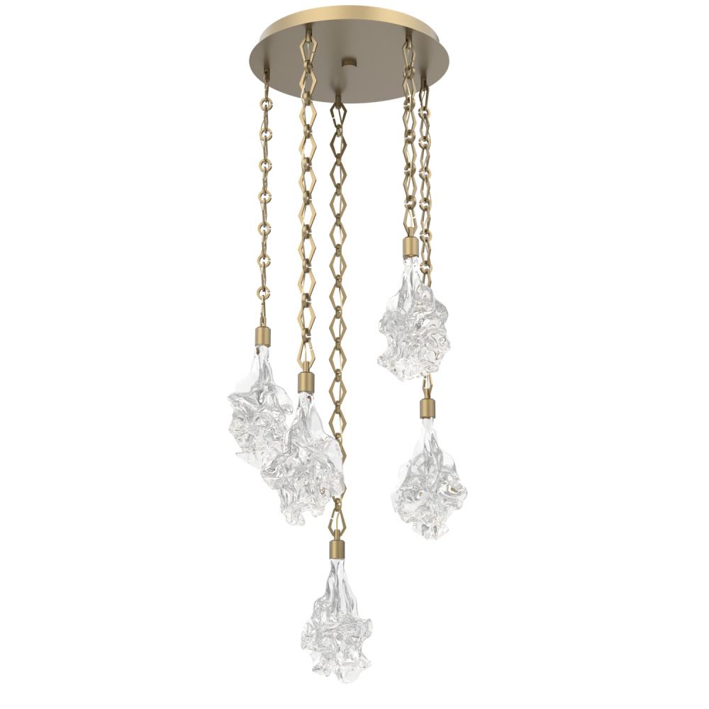 Blossom Round 5pc Multi-Pendant with Chain