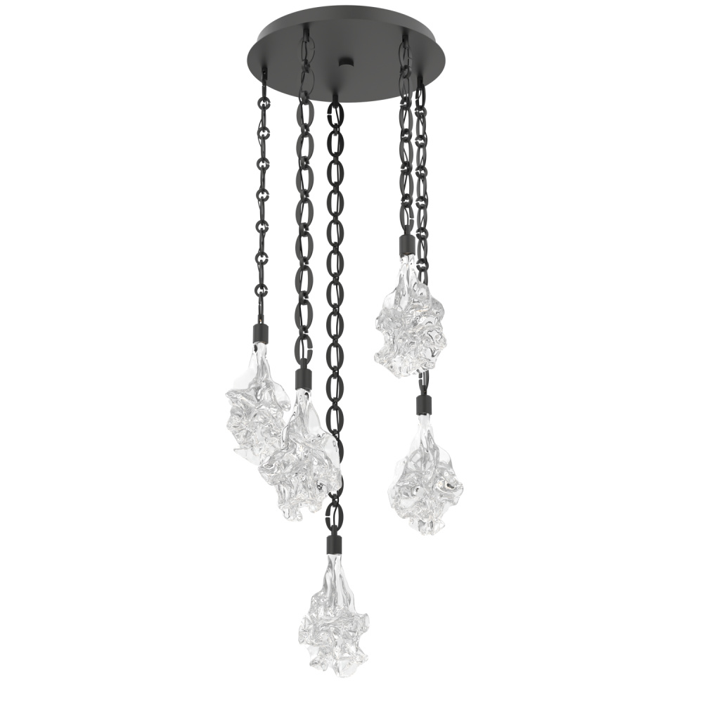 Blossom Round 5pc Multi-Pendant with Chain