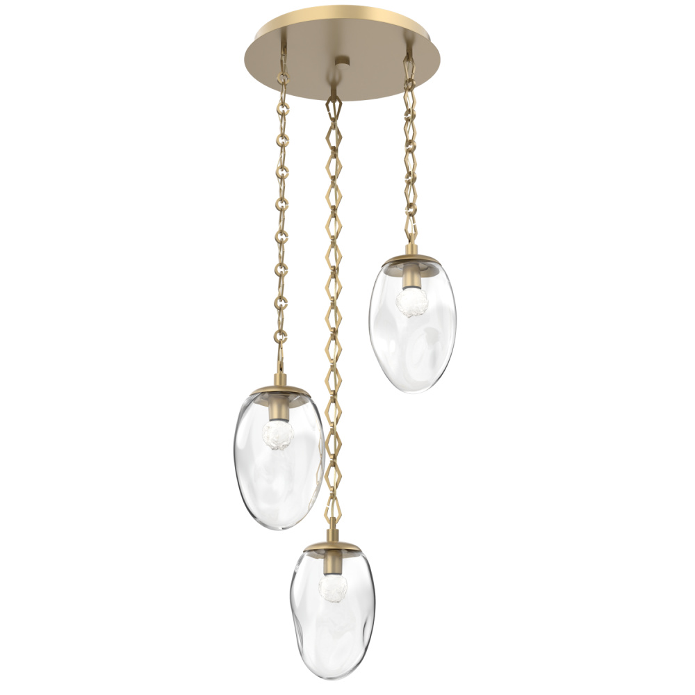Meteo Round 3pc Multi-Pendant with Chain (LED)