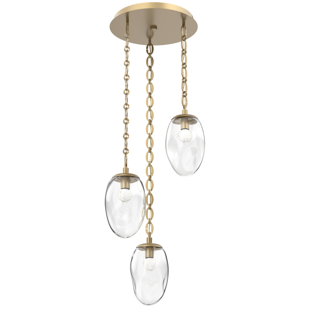 Meteo Round 3pc Multi-Pendant with Chain (LED)