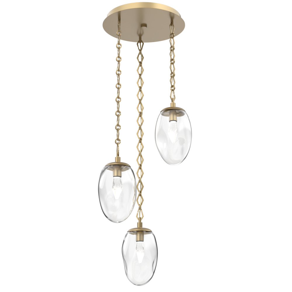 Meteo Round 3pc Multi-Pendant with Chain (LED)