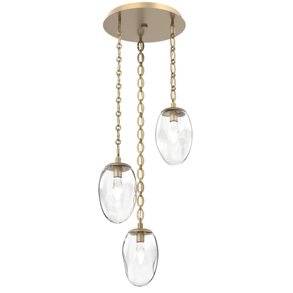 Meteo Round 3pc Multi-Pendant with Chain (LED)