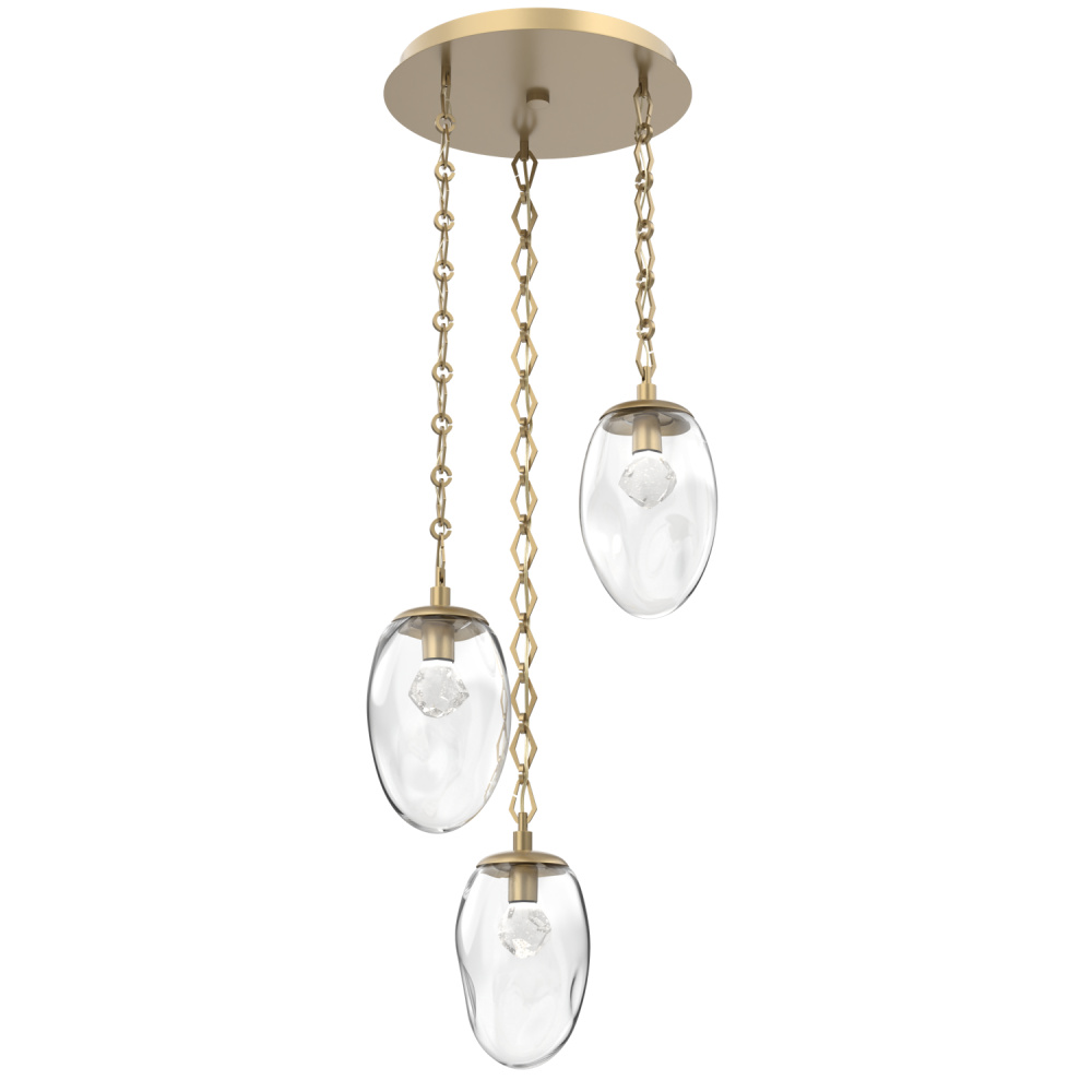 Meteo Round 3pc Multi-Pendant with Chain (LED)