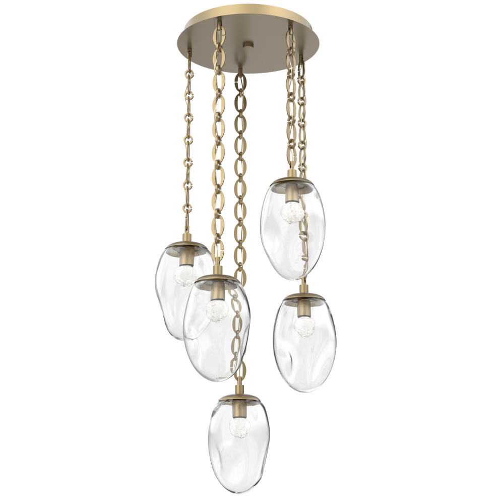 Meteo Round 5pc Multi-Pendant with Chain (LED)