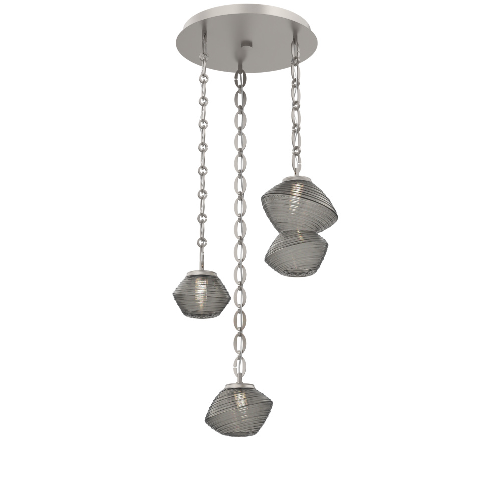 Mesa Round 3pc Multi-Pendant with Chain