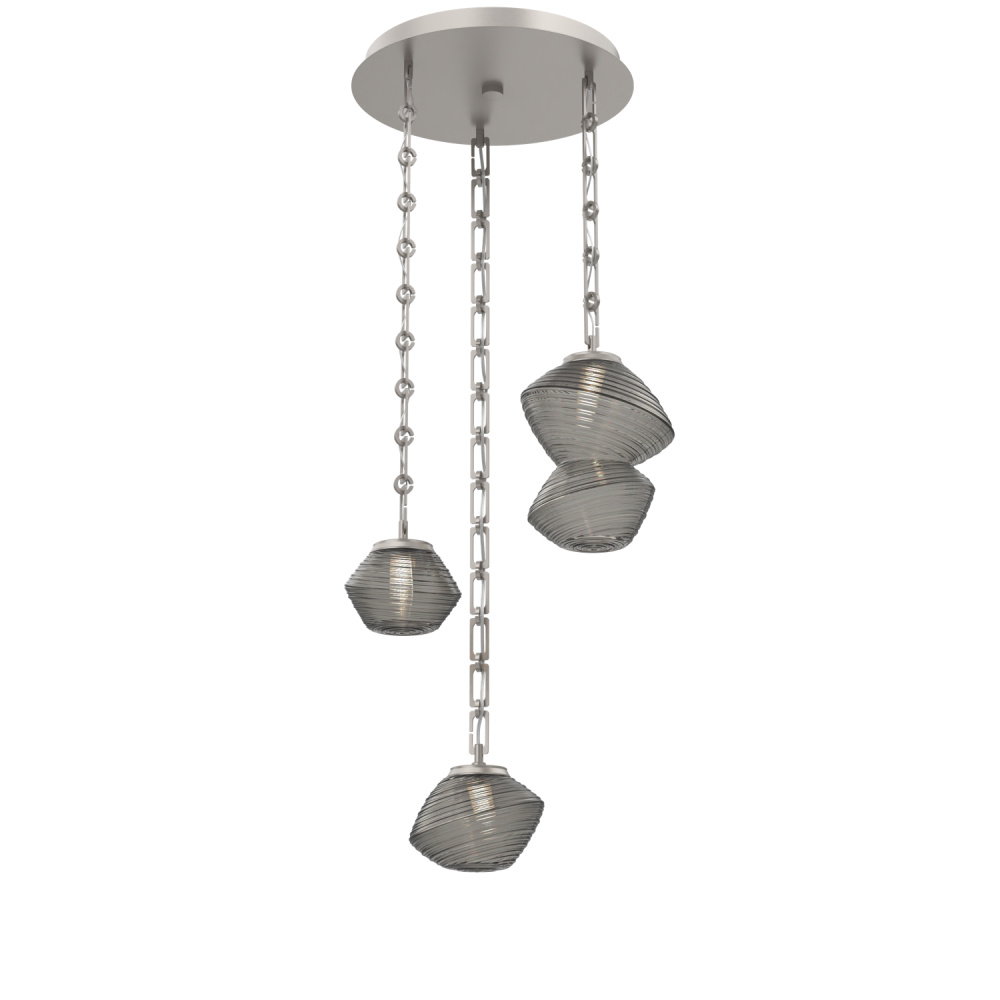 Mesa Round 3pc Multi-Pendant with Chain