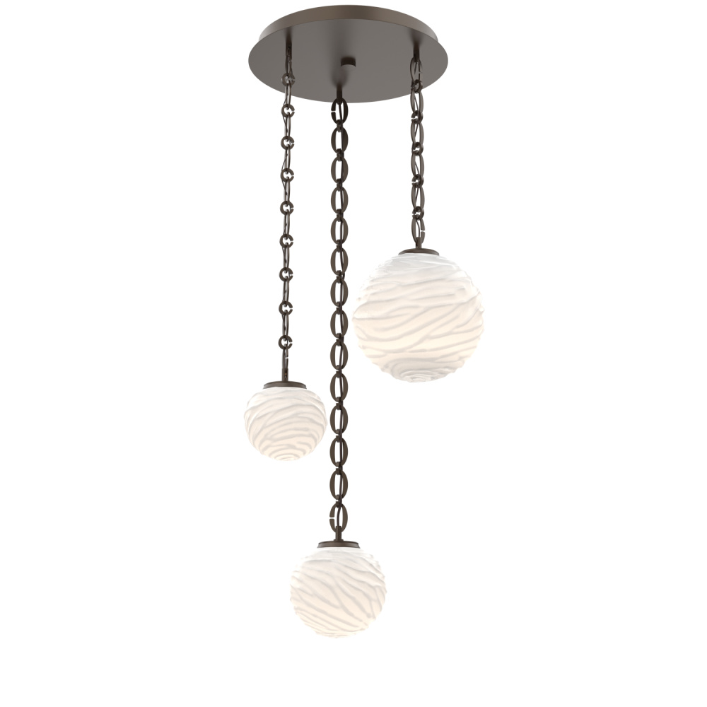 Gaia Round 3pc Multi-Pendant with Chain