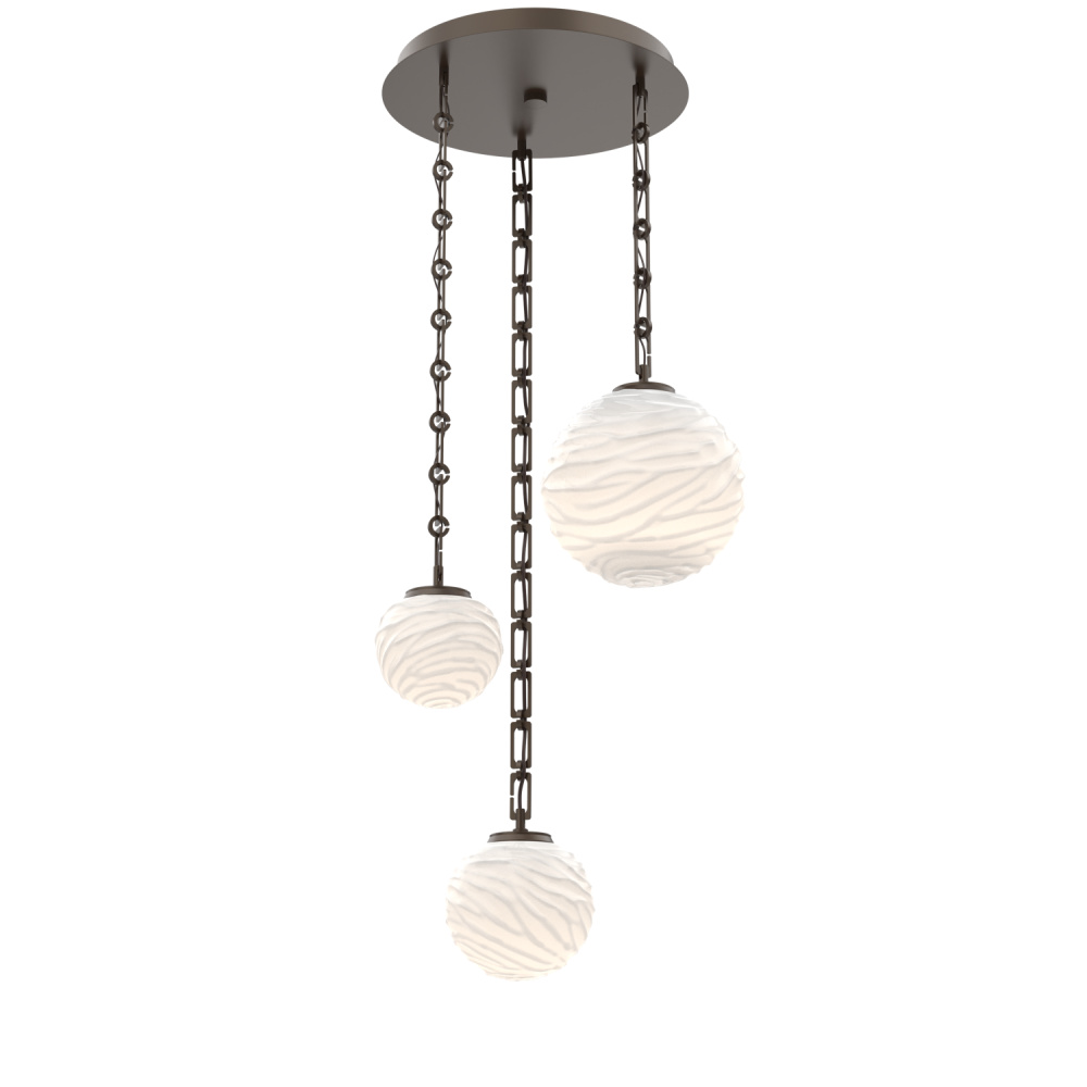 Gaia Round 3pc Multi-Pendant with Chain