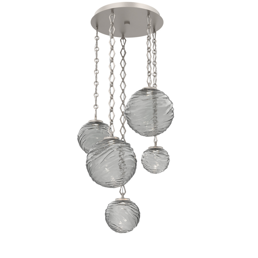 Gaia Round 5pc Multi-Pendant with Chain