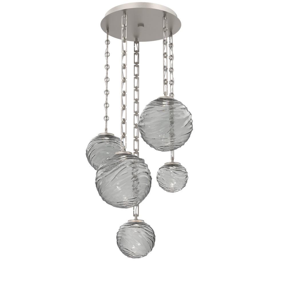 Gaia Round 5pc Multi-Pendant with Chain