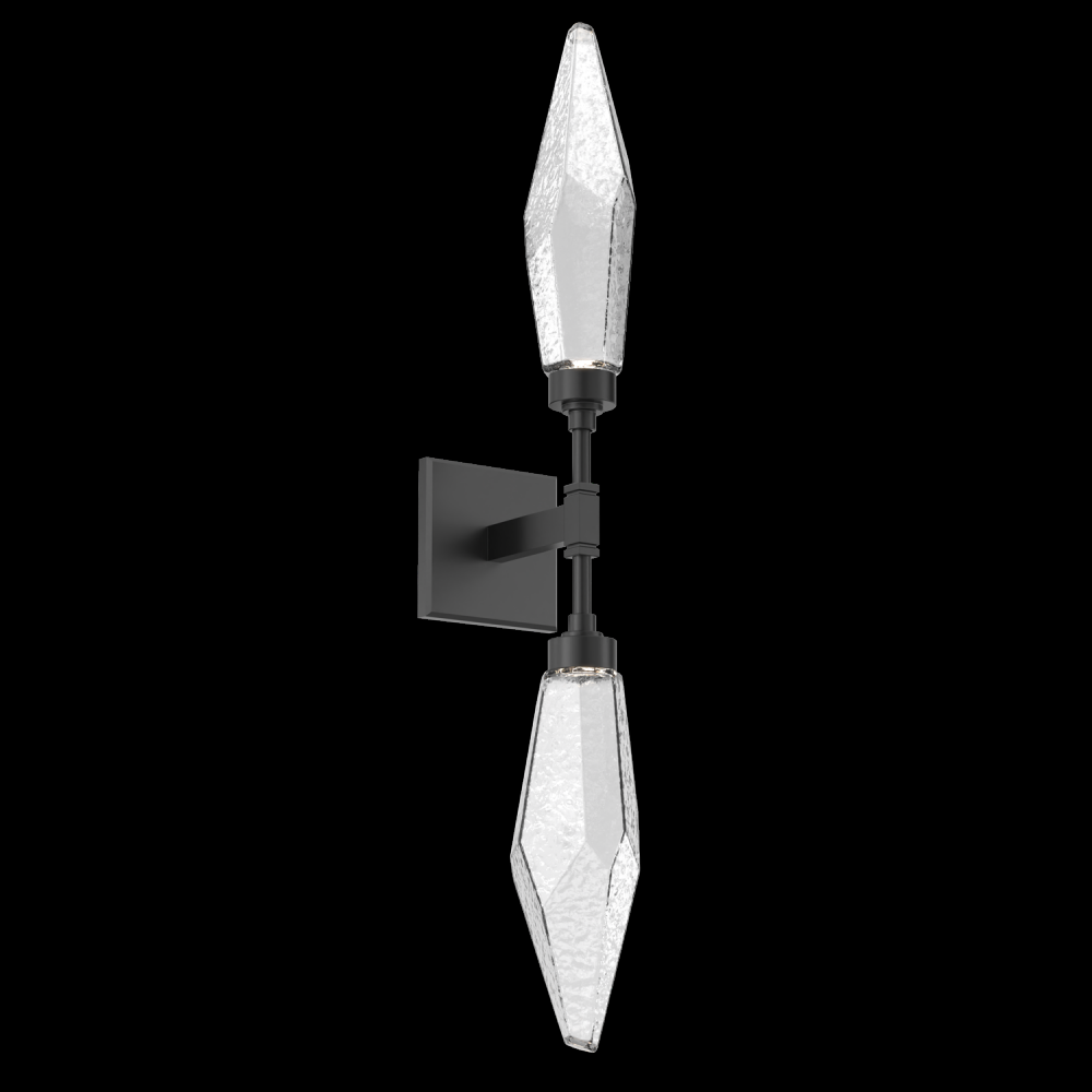 Rock Crystal Double Sconce