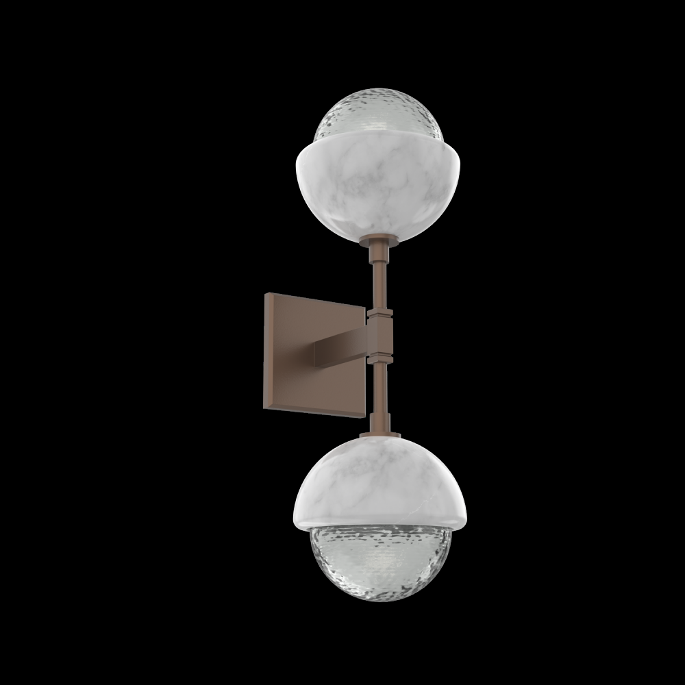 Cabochon Double Sconce