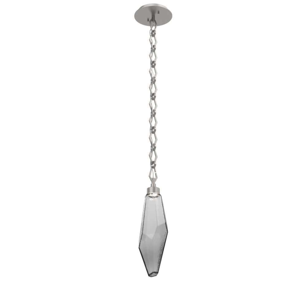 Rock Crystal Pendant with Chain - 17-Inch