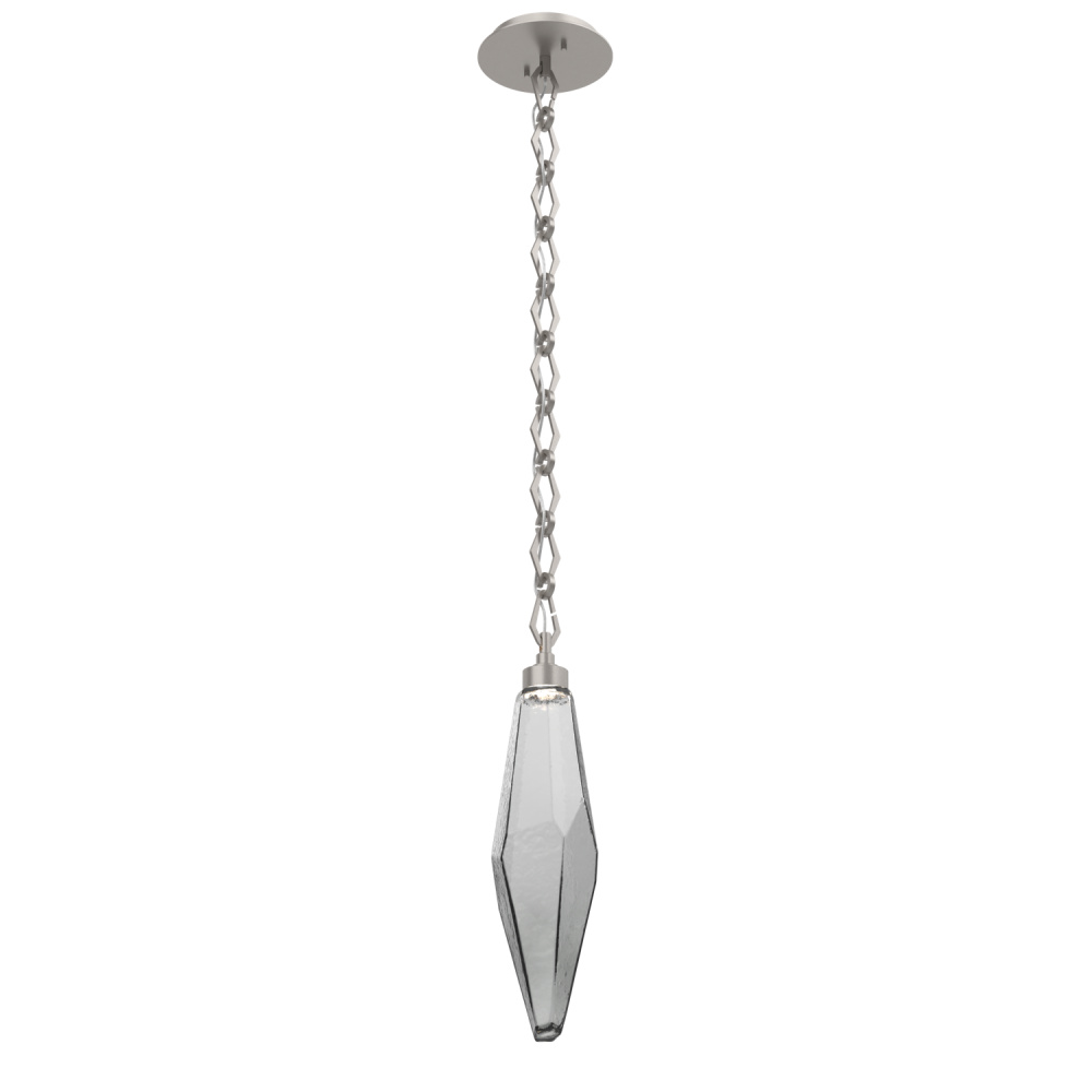 Rock Crystal Pendant with Chain - 19-Inch