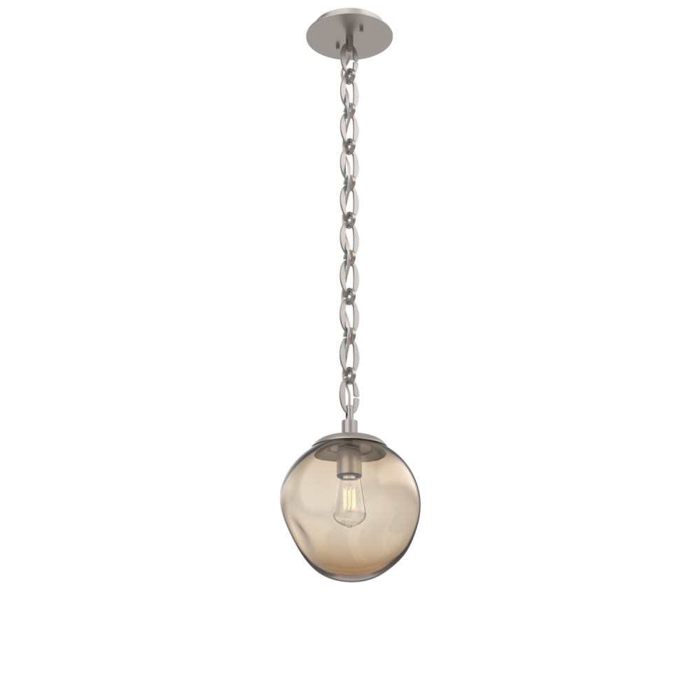 Aster Round Single Pendant with Chain (Bulb)