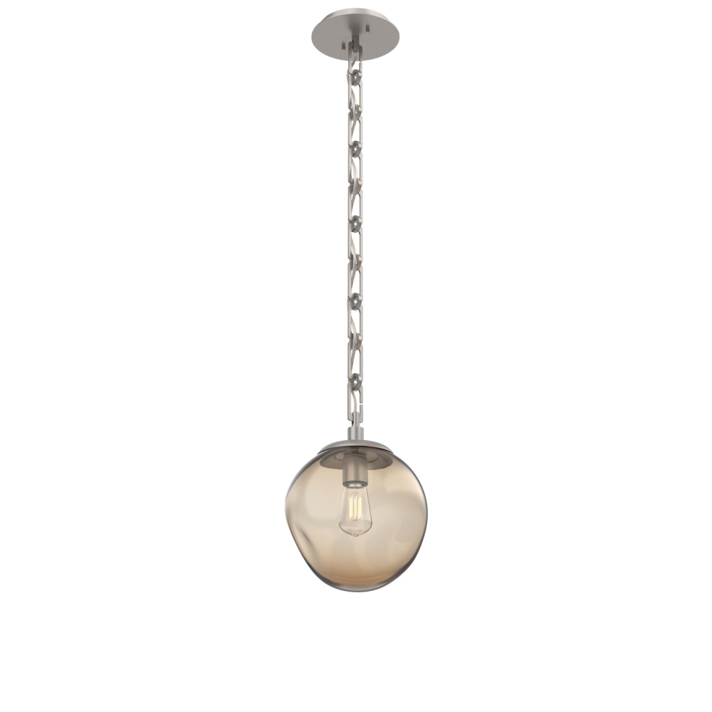 Aster Round Single Pendant with Chain (Bulb)