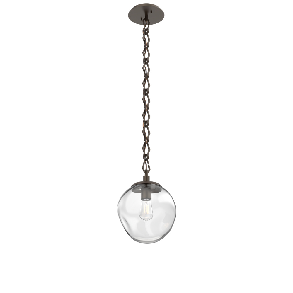 Aster Round Single Pendant with Chain (Bulb)