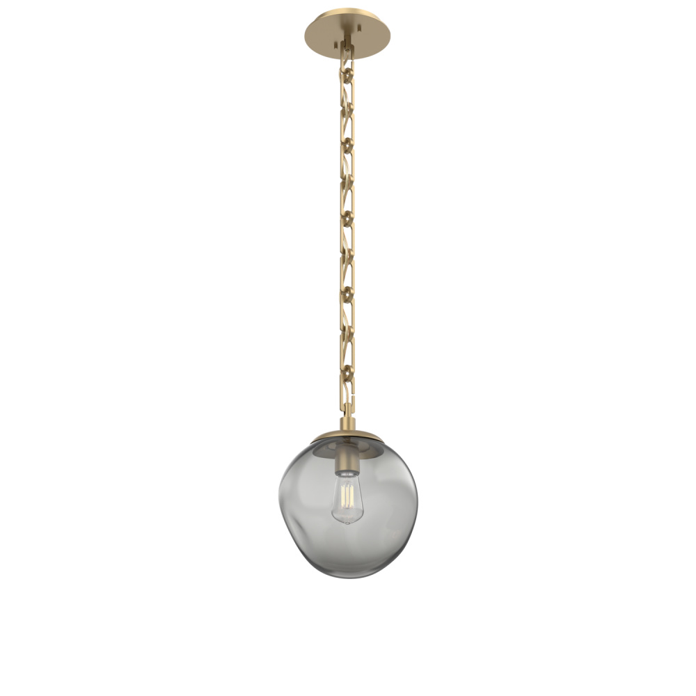 Aster Round Single Pendant with Chain (Bulb)
