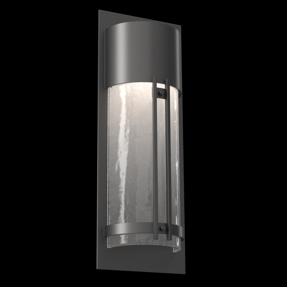 Outdoor Half Round Cover Sconce - 19-Inch