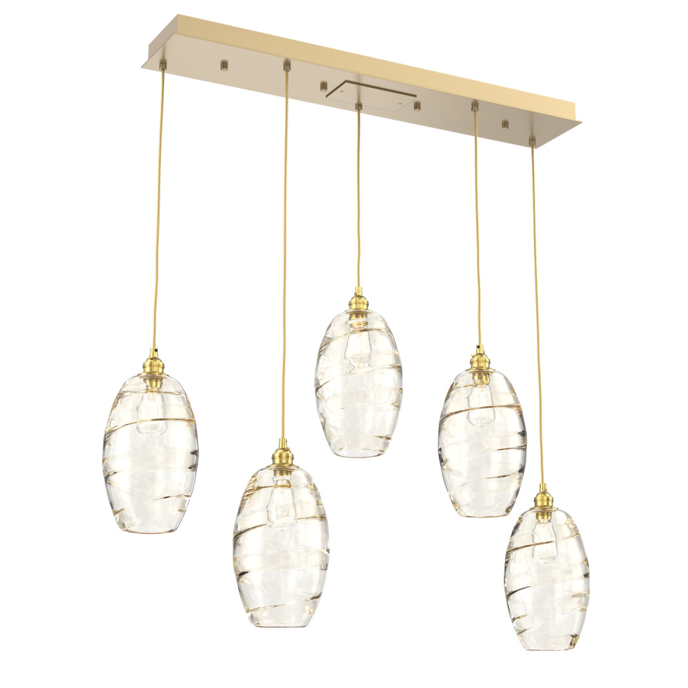 Ellisse Linear 5pc Multi-Pendant