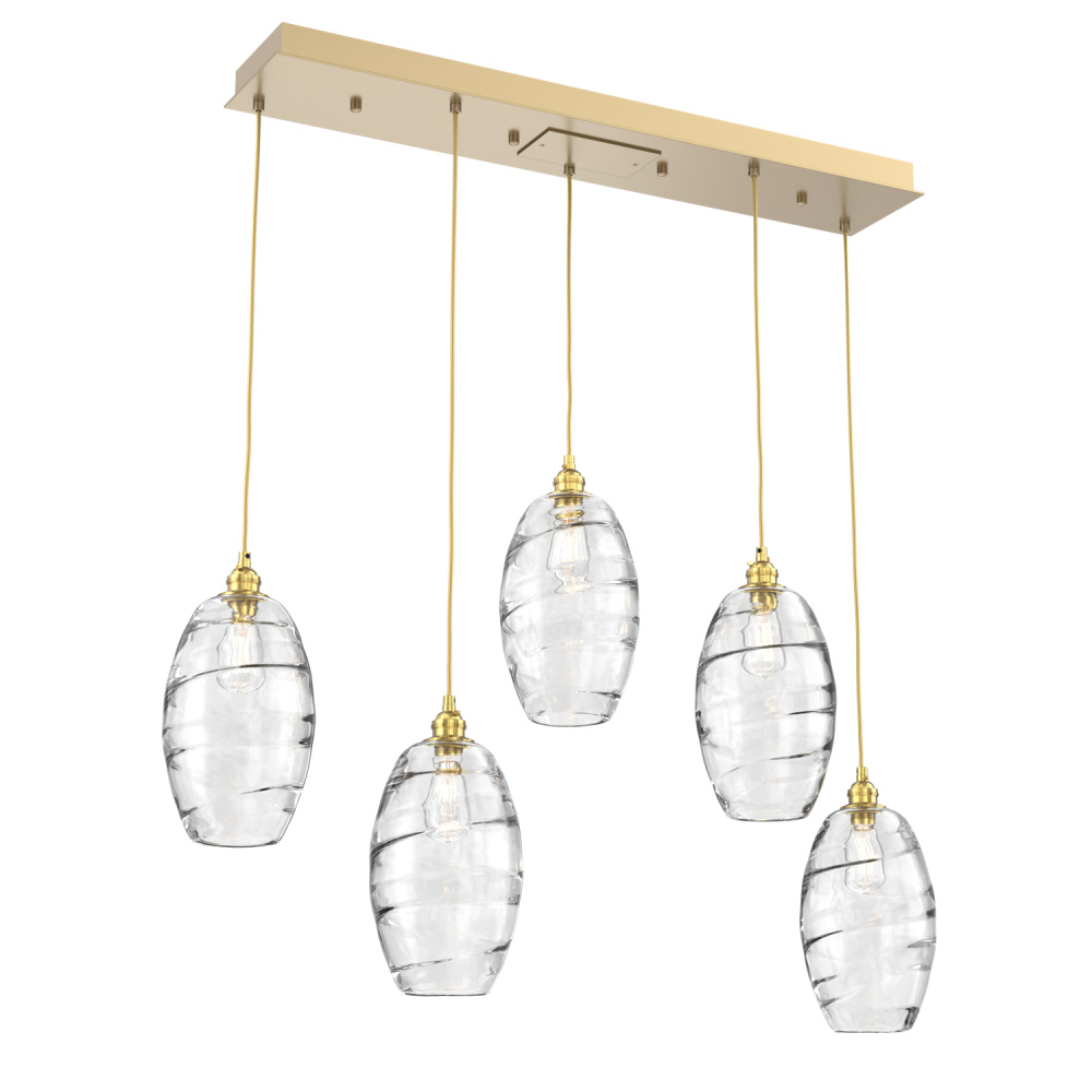 Ellisse Linear 5pc Multi-Pendant