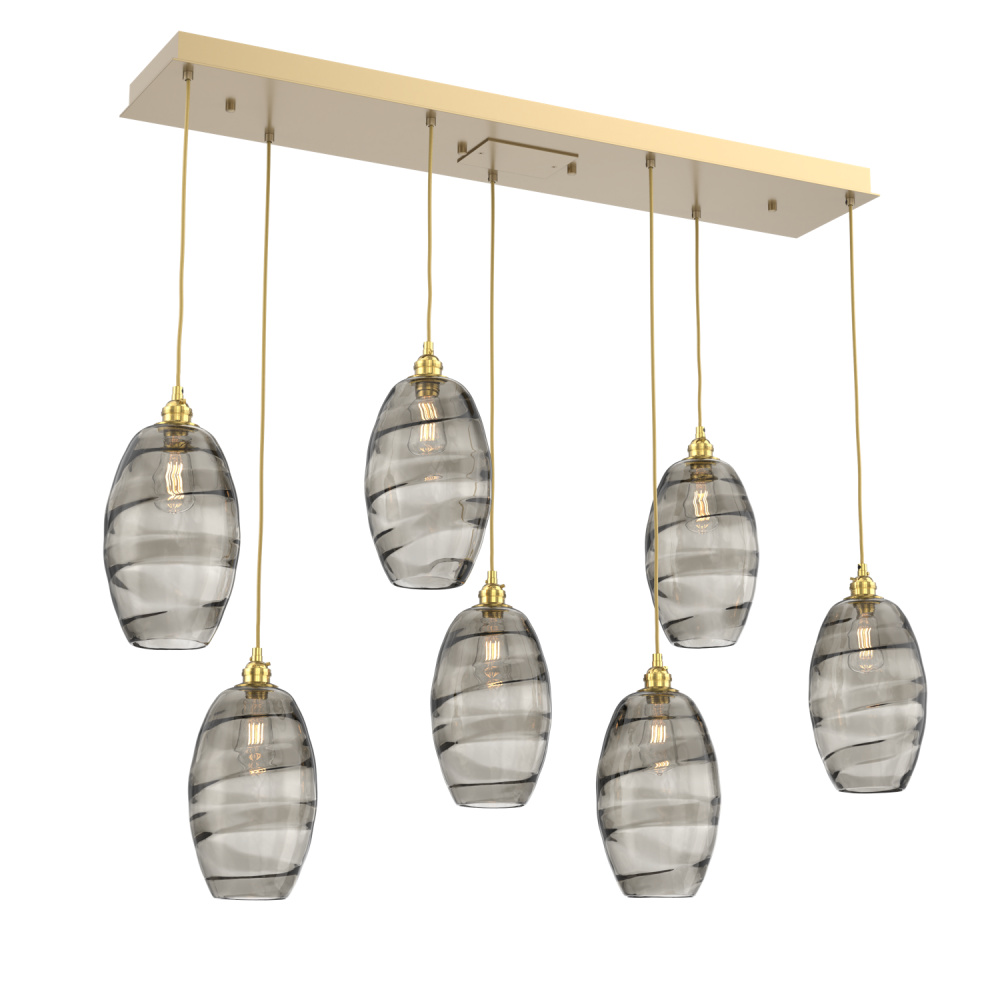 Ellisse Linear 7pc Multi-Pendant