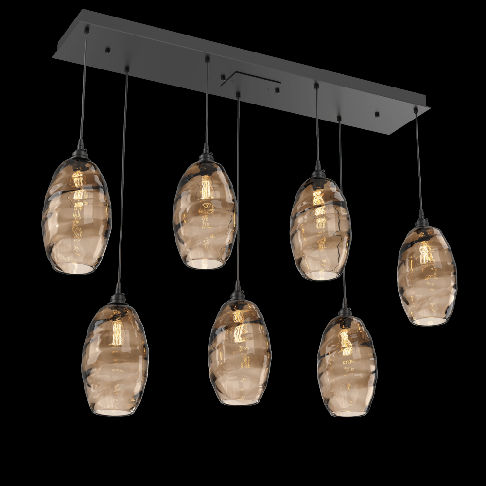 Ellisse Linear 7pc Multi-Pendant