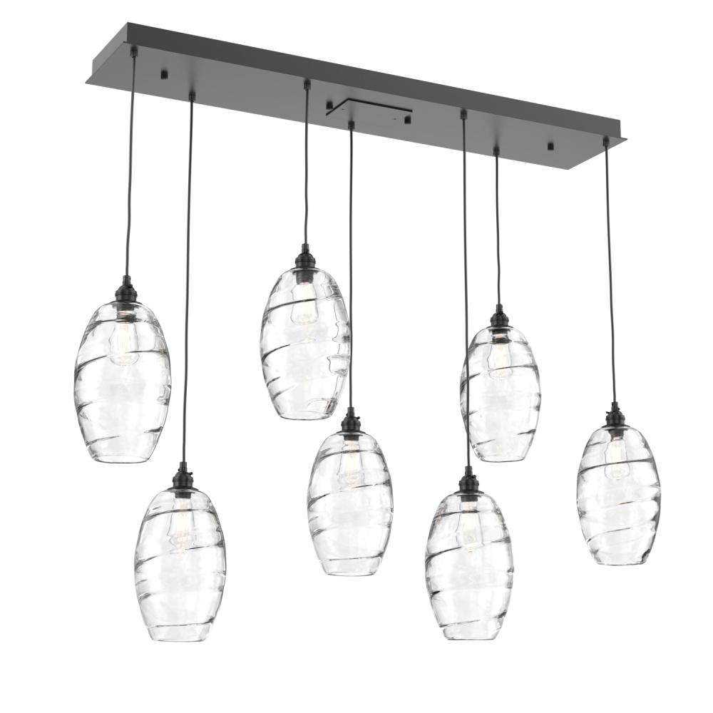 Ellisse Linear 7pc Multi-Pendant