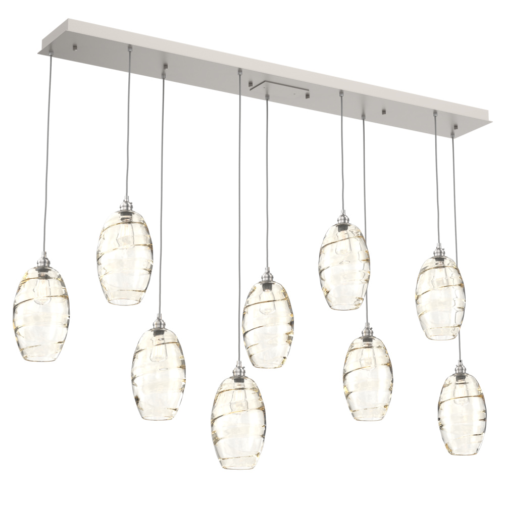 Ellisse Linear 9pc Multi-Pendant