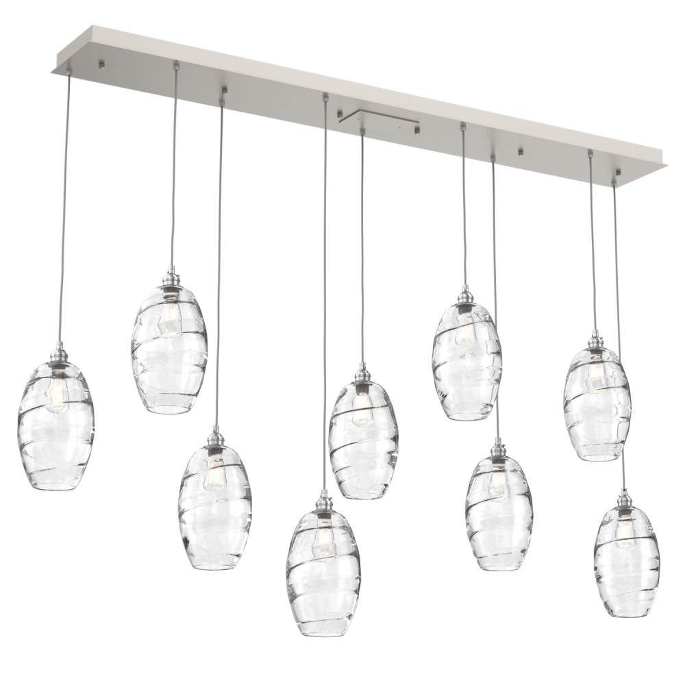 Ellisse Linear 9pc Multi-Pendant