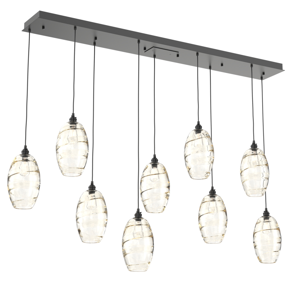 Ellisse Linear 9pc Multi-Pendant