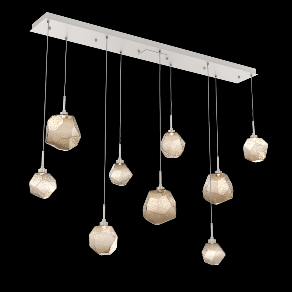 Gem Linear 9pc Multi-Pendant