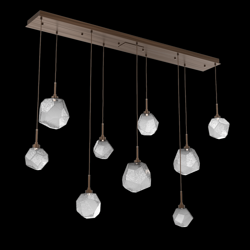 Gem Linear 9pc Multi-Pendant