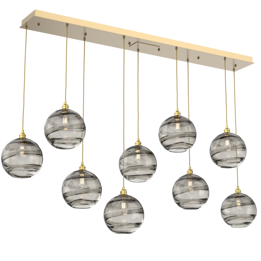 Terra Linear 9pc Multi-Pendant