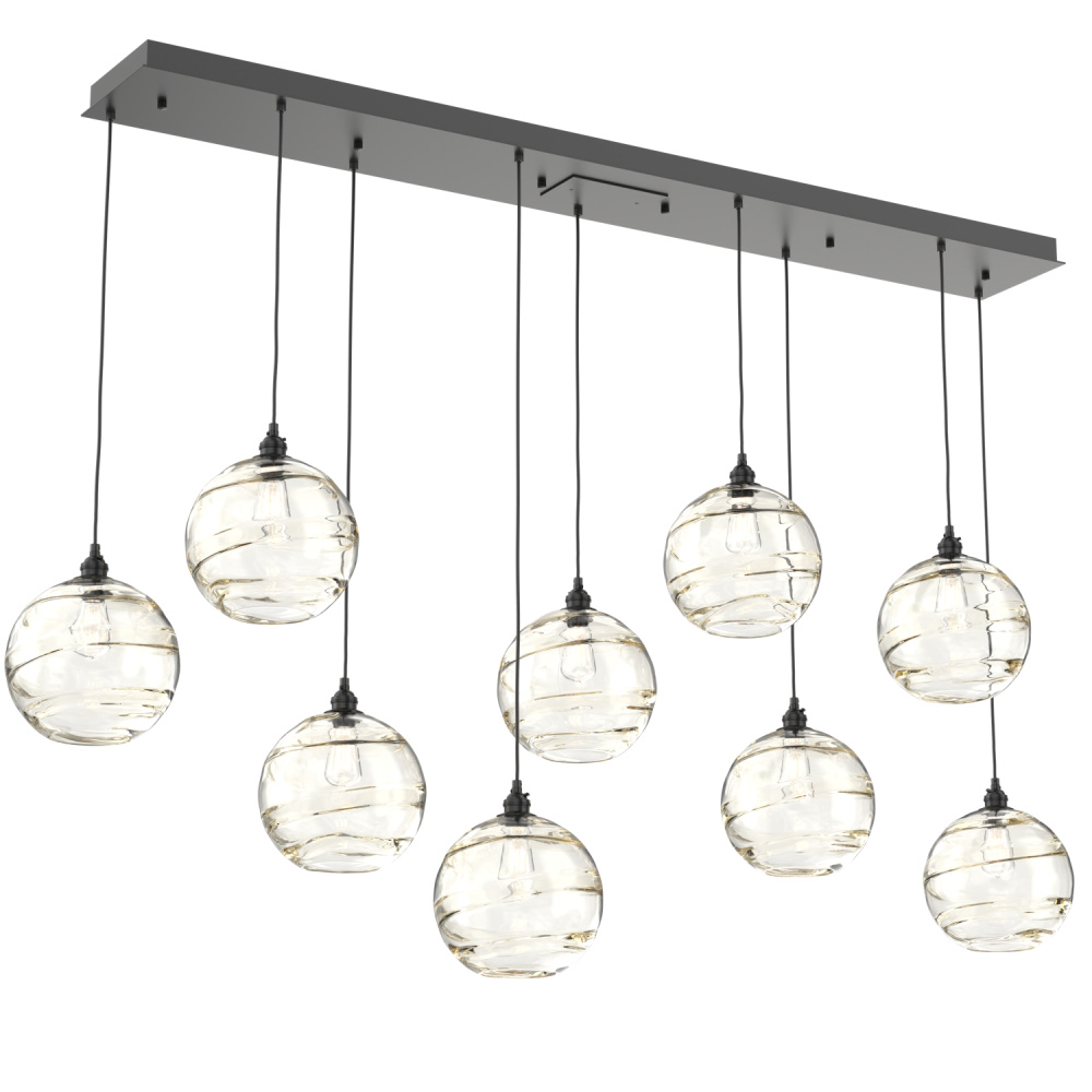 Terra Linear 9pc Multi-Pendant