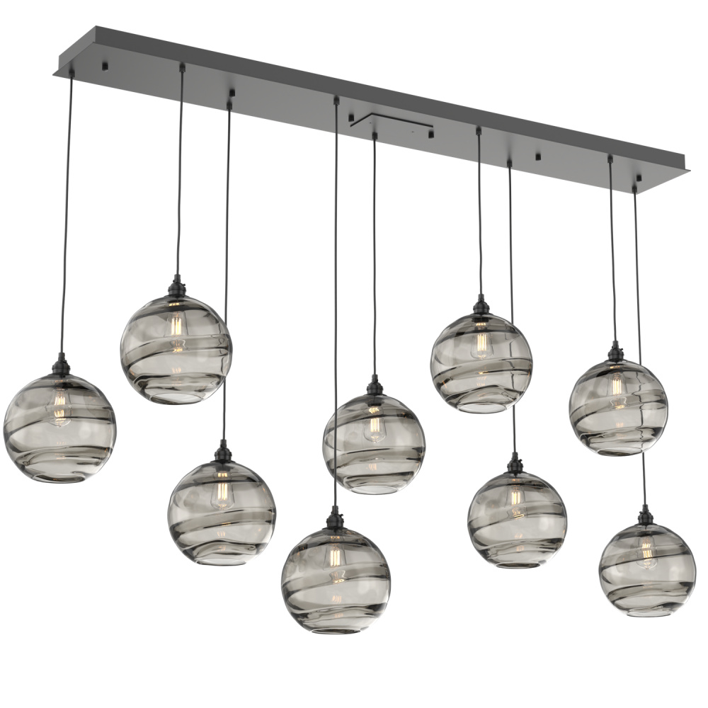 Terra Linear 9pc Multi-Pendant