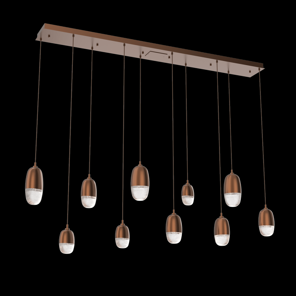 Pebble Linear 9pc Multi-Pendant