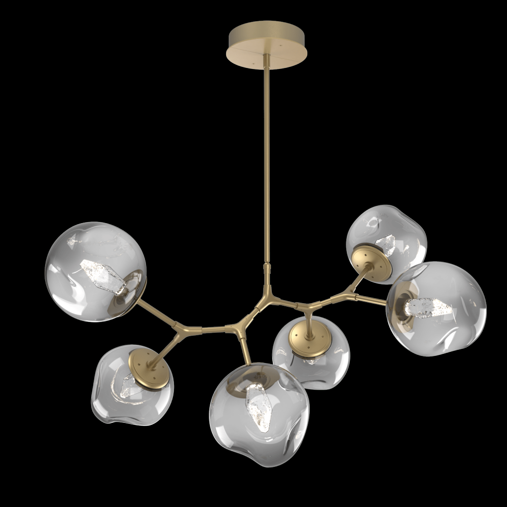 Luna 6pc Branch-Gilded Brass-Geo Inner